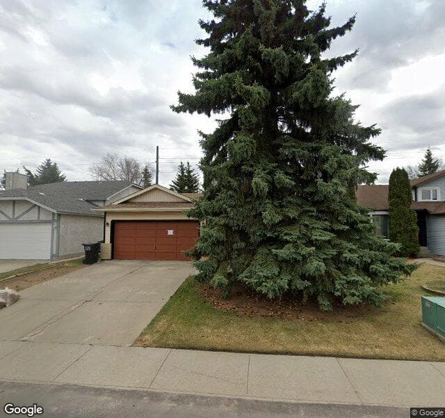 Street view of 18723 80 Avenue NW, Edmonton