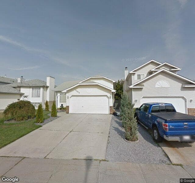 Street view of 5968 157 Avenue NW, Edmonton