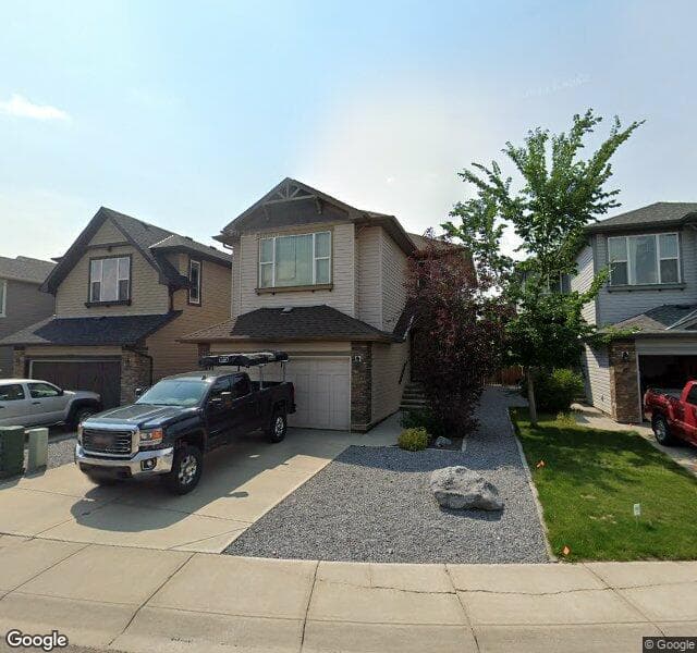 Street view of 56 Brightoncrest Manor SE, Calgary