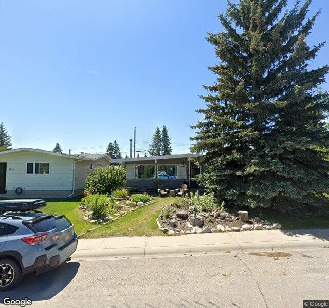 Street view of 3619 54 Avenue SW, Calgary