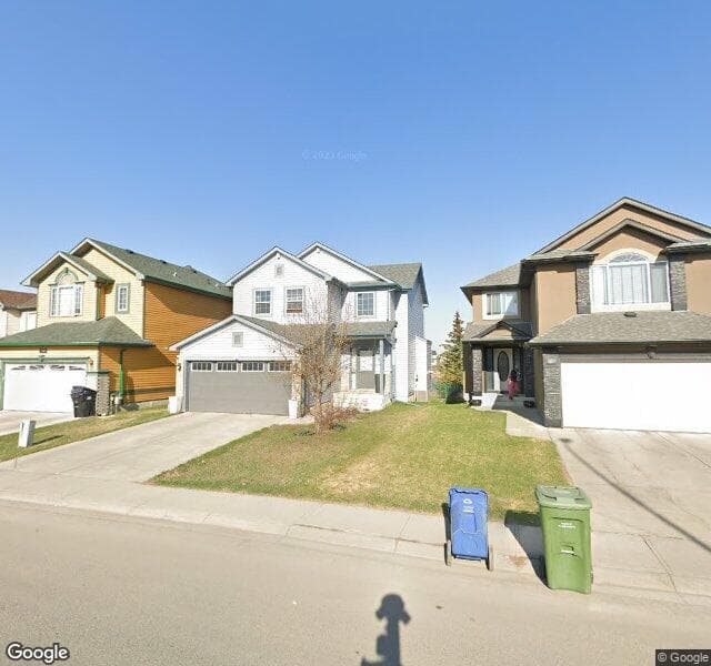 Street view of 732 Saddlecreek Way NE, Calgary
