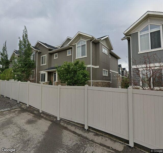 Street view of 653 Evanston Manor NW, Calgary