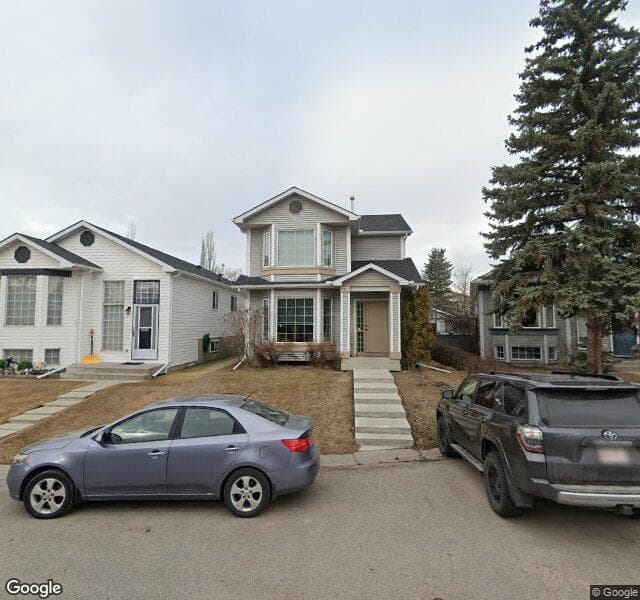 Street view of 376 River Rock Circle SE, Calgary