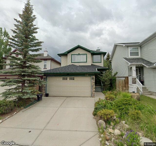 Street view of 346 Bridlewood Court SW, Calgary