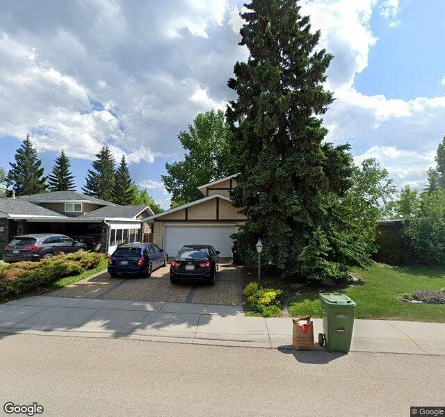 Street view of 3615 Benton Drive NW, Calgary