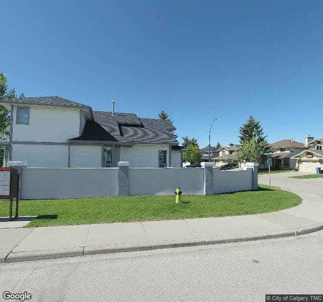 Street view of 4 Scanlon Bay NW, Calgary