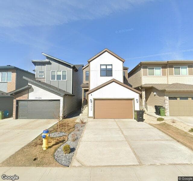 Street view of 17424 6 Street NE, Edmonton