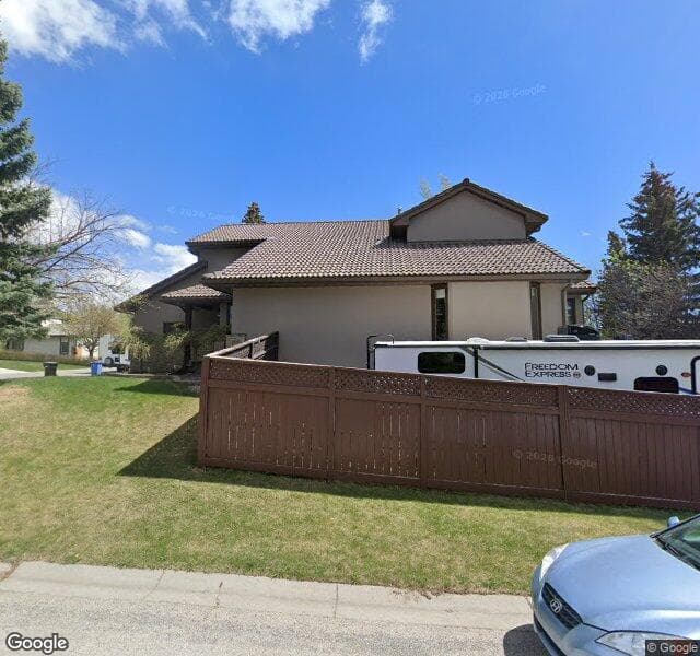 Street view of 107 Hawkview Manor Place NW, Calgary