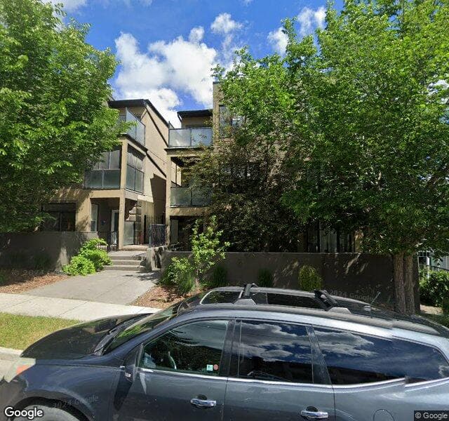 Street view of 2-1730 27 Avenue SW, Calgary