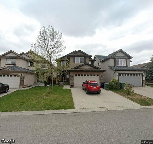 Street view of 323 Everbrook Way SW, Calgary