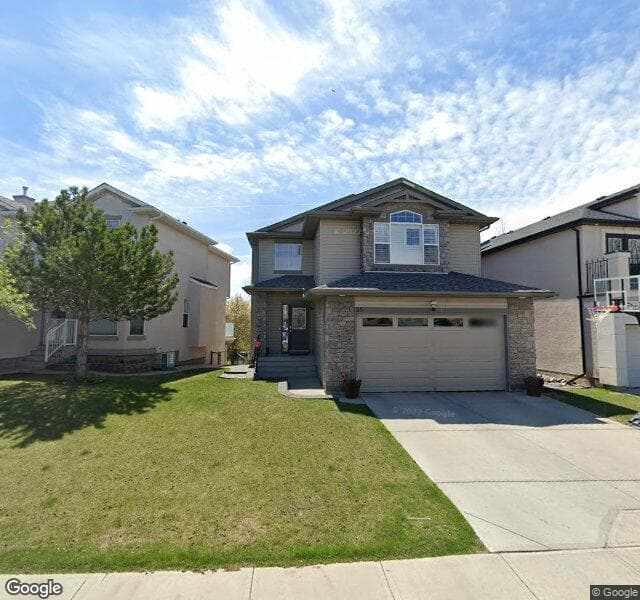 Street view of 25 Tuscany Meadows Place NW, Calgary