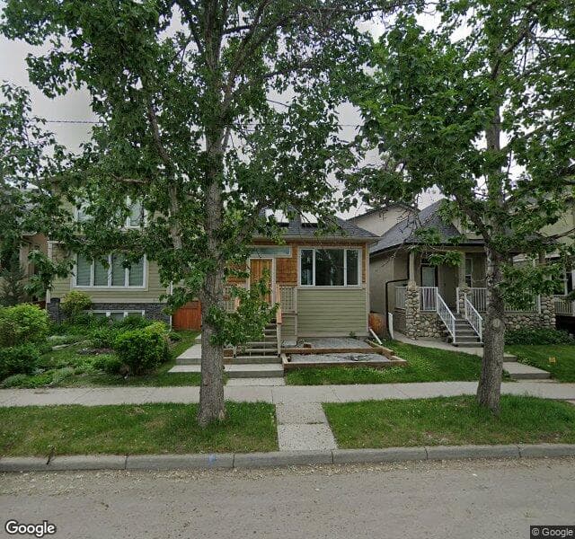 Street view of 2116 7 Avenue NW, Calgary
