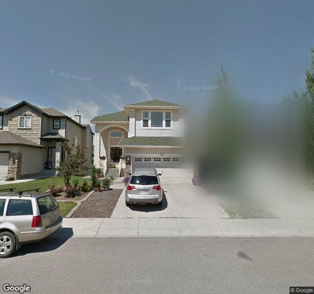 Street view of 64 Everhollow Rise SW, Calgary