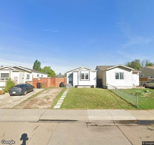 Street view of 14536 25 Street NW, Edmonton