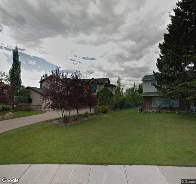 Street view of 12899 Candle Crescent SW, Calgary