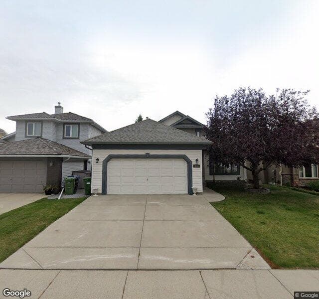 Street view of 159 Woodpark Circle SW, Calgary