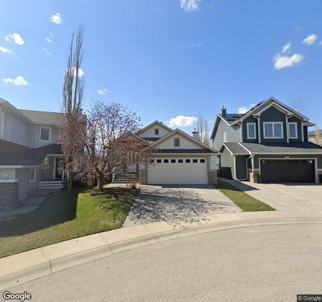 Street view of 96 Hidden Creek Circle NW, Calgary