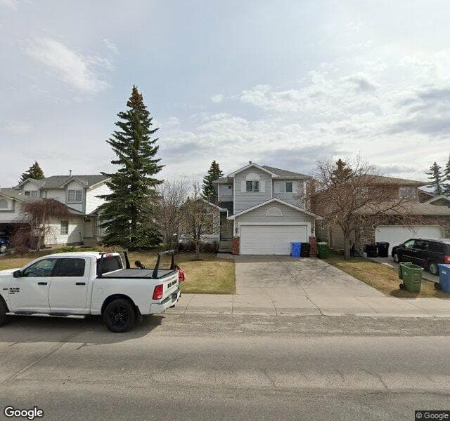 Street view of 237 Hawkstone Drive NW, Calgary