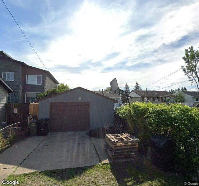 Street view of 9712 163 Street NW, Edmonton