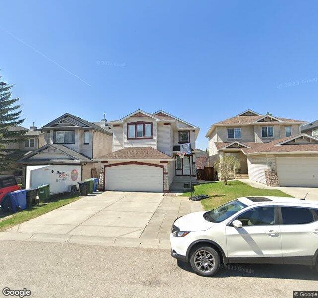 Street view of 238 Panamount Heights NW, Calgary