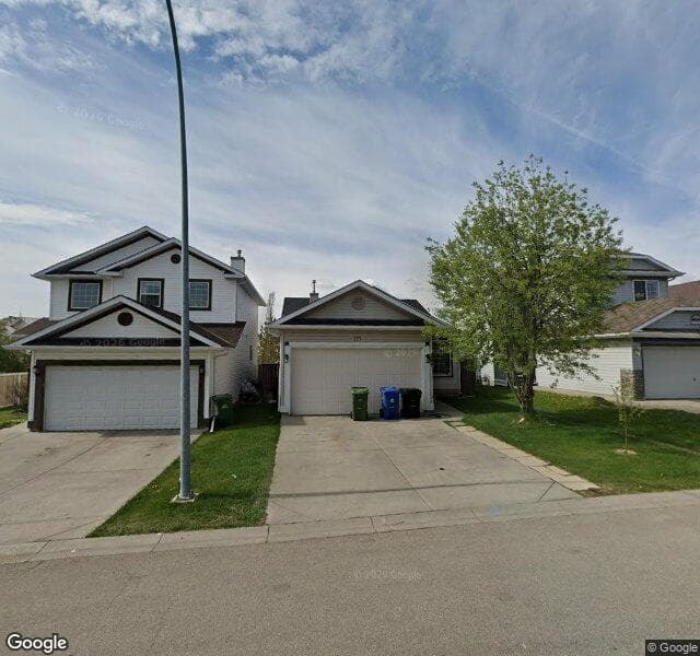 Street view of 107 Coral Springs Court NE, Calgary