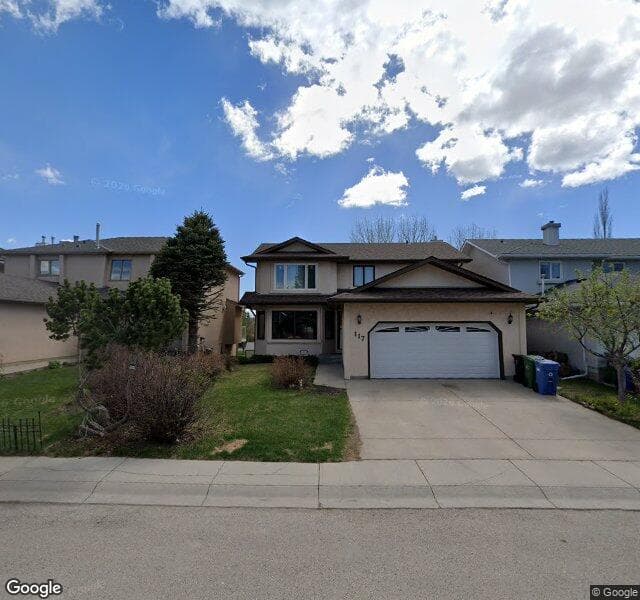 Street view of 117 Hawktree Green NW, Calgary