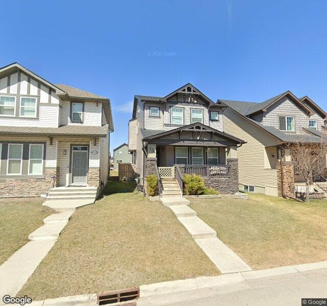 Street view of 178 Skyview Springs Crescent NE, Calgary
