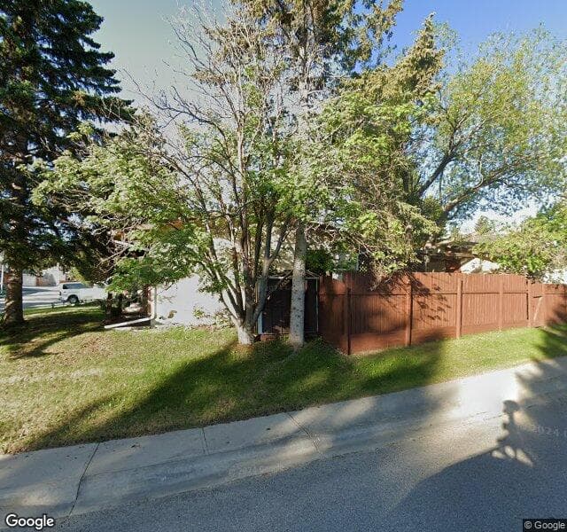 Street view of 9539 Oakland Way SW, Calgary