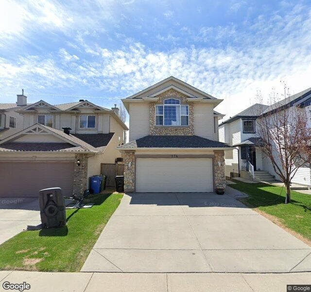 Street view of 174 Tuscany Meadows Heights NW, Calgary