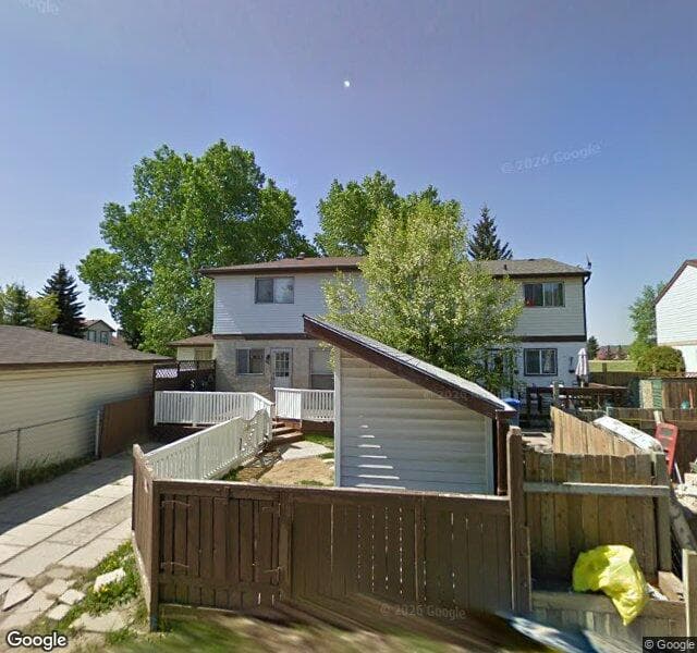 Street view of 104 Abergale Way NE, Calgary