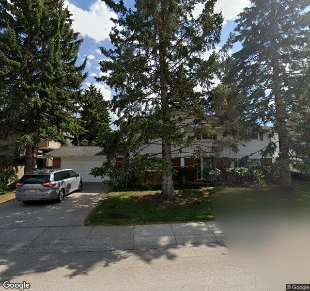 Street view of 3311 Barrett Place NW, Calgary