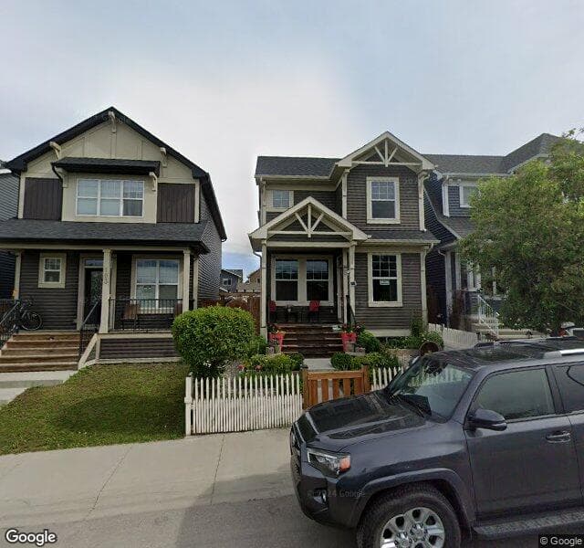 Street view of 99 Auburn Meadows Gardens SE, Calgary