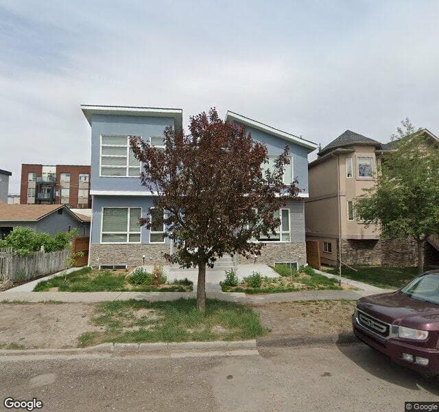 Street view of 1-4612 17 Avenue NW, Calgary