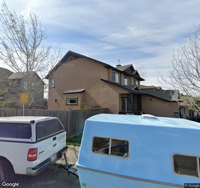 Street view of 206 Hidden Creek Heights NW, Calgary