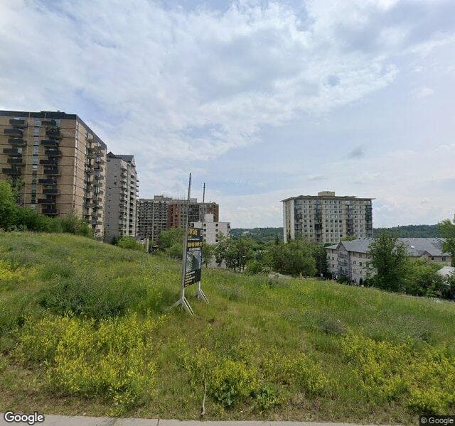 Street view of 9807 105 Street NW, Edmonton