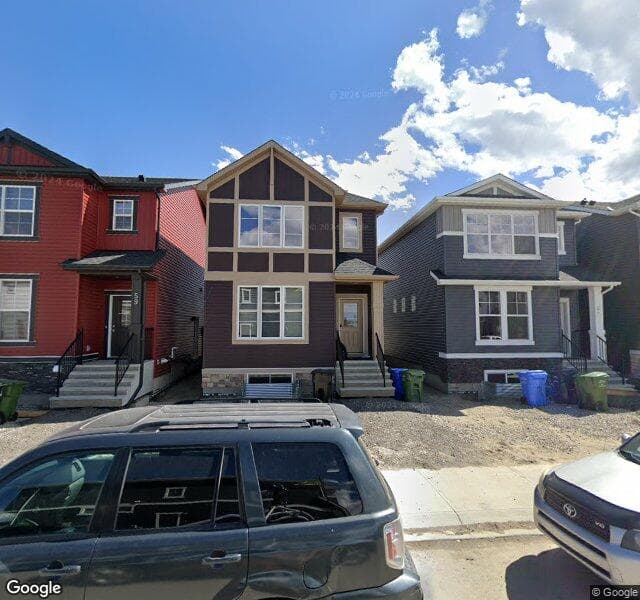 Street view of 63 Amblefield Avenue NW, Calgary
