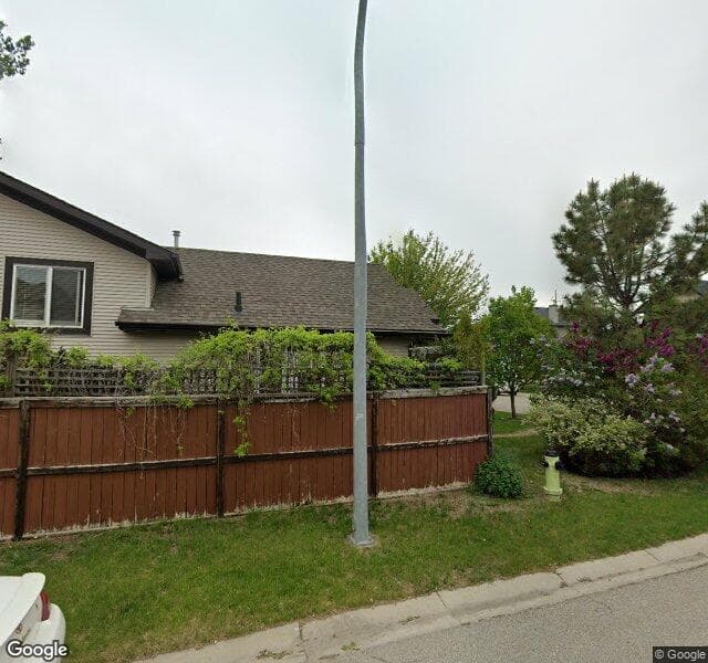 Street view of 118 Cranberry Square SE, Calgary
