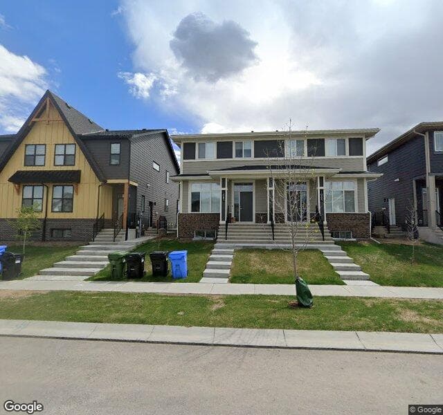 Street view of 1083 Mahogany Boulevard SE, Calgary