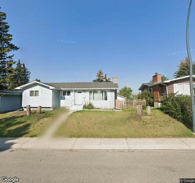 Street view of 10407 Bradbury Drive SW, Calgary