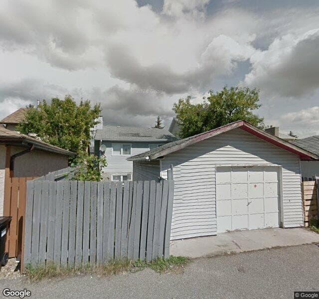 Street view of 65 Taraglen Road NE, Calgary
