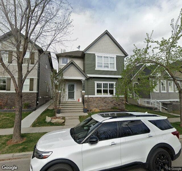 Street view of 244 Elgin Meadows Way SE, Calgary