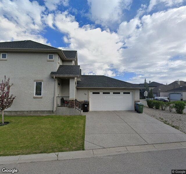 Street view of 58 Cranleigh Green SE, Calgary