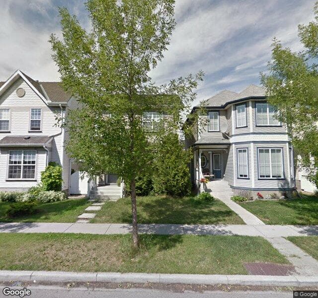 Street view of 105 Prestwick Way SE, Calgary