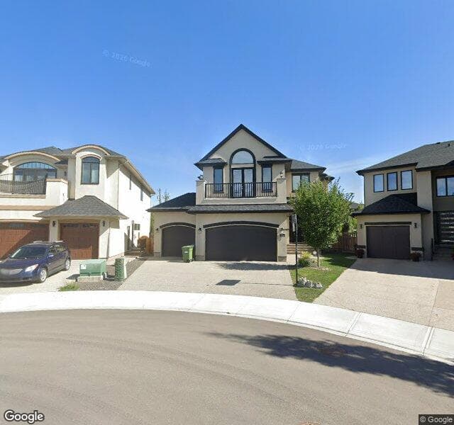 Street view of 75 Aspen Summit Court SW, Calgary