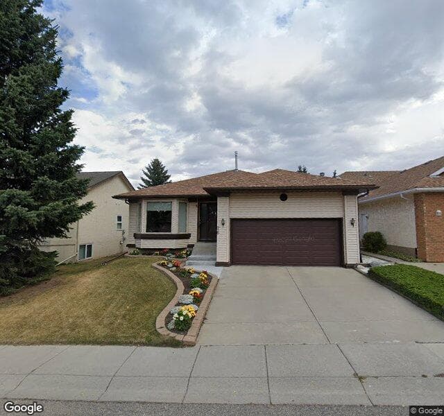 Street view of 76 Straddock Crescent SW, Calgary