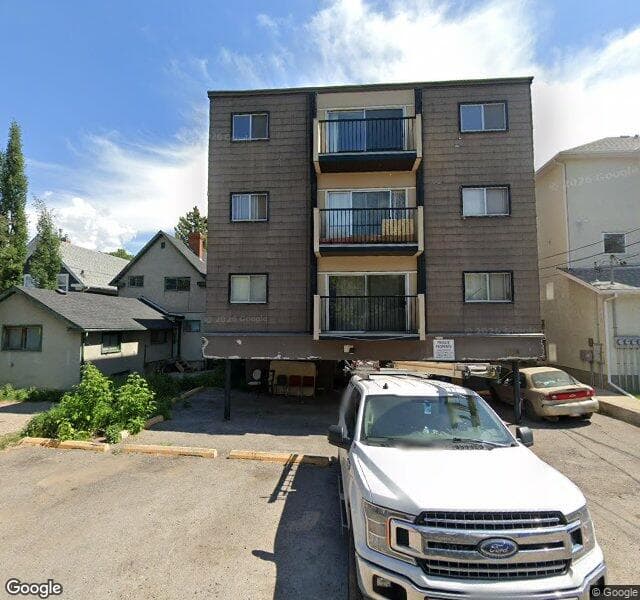 Street view of 202-1018 Memorial Drive NW, Calgary