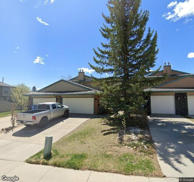 Street view of 107 Edgemont Estates Drive NW, Calgary