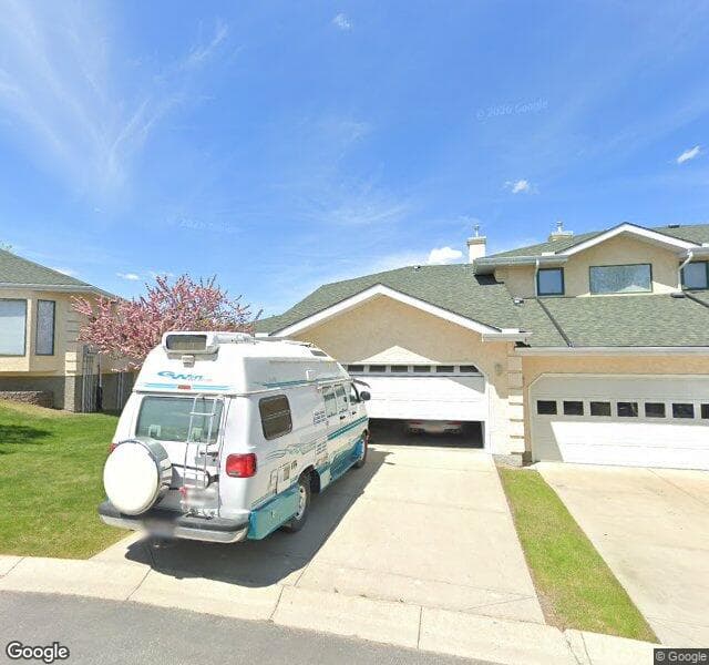 Street view of 48-200 Sandstone Drive NW, Calgary
