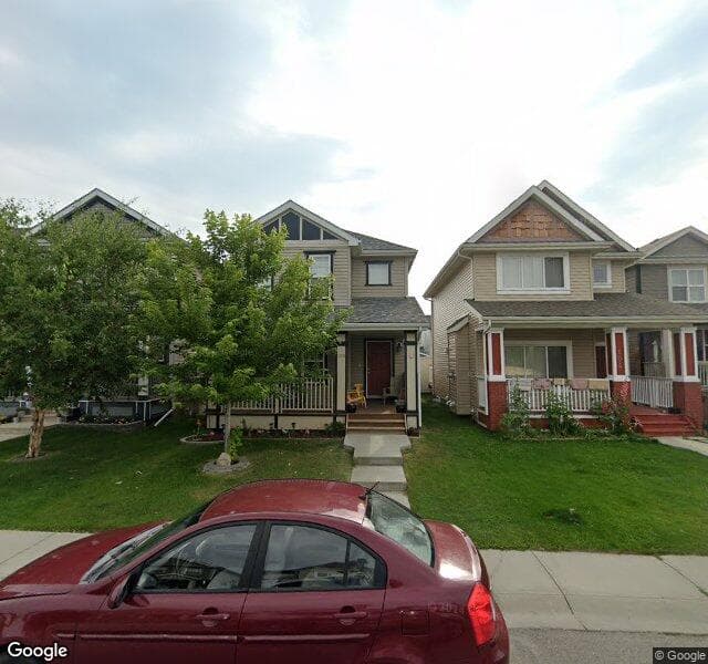 Street view of 108 Copperstone Gardens SE, Calgary