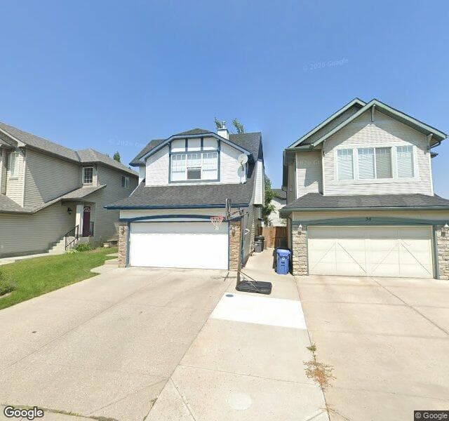 Street view of 38 New Brighton Manor SE, Calgary